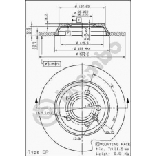 08.9176.10 BREMBO Тормозной диск