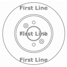 FBD1583 FIRST LINE Тормозной диск