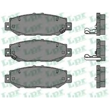 05P1385 LPR Комплект тормозных колодок, дисковый тормоз