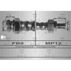 8309 Malo Тормозной шланг