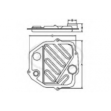 SG 1043 SCT Комплект гидрофильтров, автоматическая коробка пер
