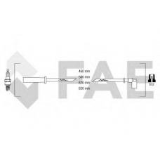 83330 FAE Комплект проводов зажигания