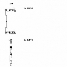 961 BREMI Комплект проводов зажигания