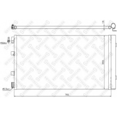 10-45737-SX STELLOX Конденсатор, кондиционер