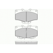 12-0748 E.T.F. Комплект тормозных колодок, дисковый тормоз