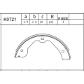 K0721 ASIMCO Комплект тормозных колодок