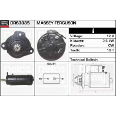 DRS3335 DELCO REMY Стартер