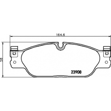 8DB 355 012-251 HELLA PAGID Комплект тормозных колодок, дисковый тормоз