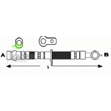 38-0721 KAGER Тормозной шланг