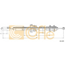 10.329 COFLE Трос, управление сцеплением