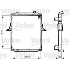 733534 VALEO Радиатор, охлаждение двигателя