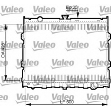 734784 VALEO Радиатор, охлаждение двигателя