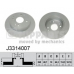 J3314007 NIPPARTS Тормозной диск