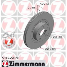 530.2458.20 ZIMMERMANN Тормозной диск