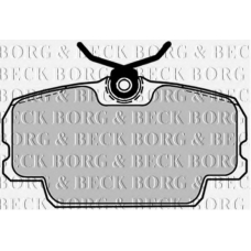 BBP1084 BORG & BECK Комплект тормозных колодок, дисковый тормоз