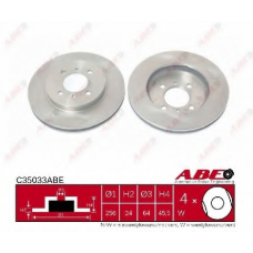 C35033ABE ABE Тормозной диск
