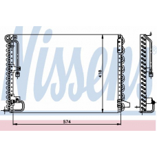 94149 NISSENS Конденсатор, кондиционер