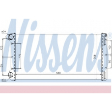 61899 NISSENS Радиатор, охлаждение двигателя