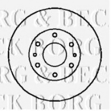 BBD5123 BORG & BECK Тормозной диск