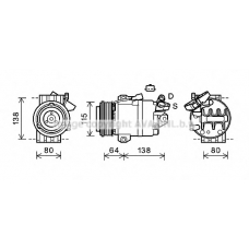 RTK565 AVA Компрессор, кондиционер