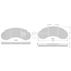 FB210468 FLENNOR Комплект тормозных колодок, дисковый тормоз