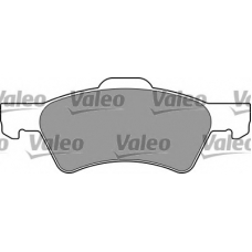 597412 VALEO Комплект тормозных колодок, дисковый тормоз