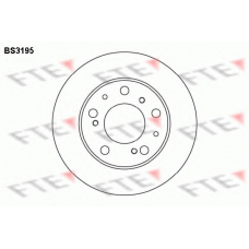 BS3195 FTE Тормозной диск