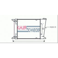 1302001 KUHLER SCHNEIDER Радиатор, охлаждение двигател