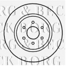 BBD5145 BORG & BECK Тормозной диск
