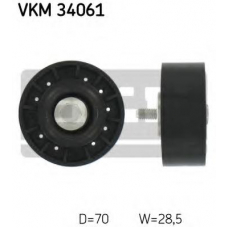 VKM 34061 SKF Паразитный / ведущий ролик, поликлиновой ремень