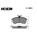 180803 ICER Комплект тормозных колодок, дисковый тормоз