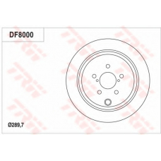 DF8000 TRW Тормозной диск
