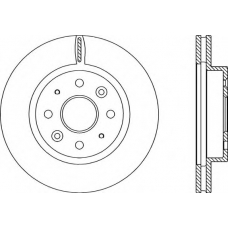 BDA2210.20 OPEN PARTS Тормозной диск