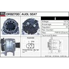 DRB2700 DELCO REMY Генератор