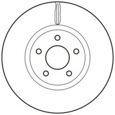562624JC JURID Тормозной диск