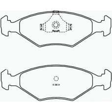 MDB1513 MINTEX Комплект тормозных колодок, дисковый тормоз