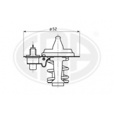 350376 ERA Термостат, охлаждающая жидкость