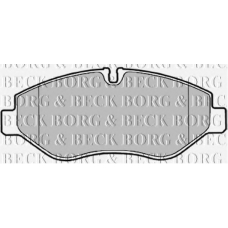 BBP2021 BORG & BECK Комплект тормозных колодок, дисковый тормоз