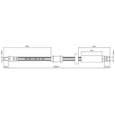 VBH761 MOTAQUIP Тормозной шланг