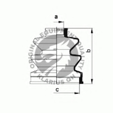 QJB826 QH Benelux Комплект пылника, приводной вал