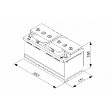 0 092 T30 130 BOSCH Стартерная аккумуляторная батарея; Стартерная акку