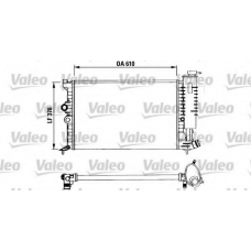 730960 VALEO Радиатор, охлаждение двигателя