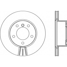 BDR2328.20 OPEN PARTS Тормозной диск