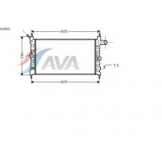OL2022 AVA Радиатор, охлаждение двигателя