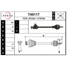 T49117 EAI Приводной вал