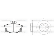 80463.00 WOKING Комплект тормозов, дисковый тормозной механизм