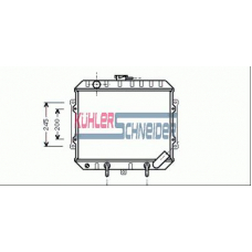 0505501 KUHLER SCHNEIDER Радиатор, охлаждение двигател