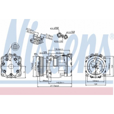 89169 NISSENS Компрессор, кондиционер