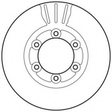 562831JC JURID Тормозной диск