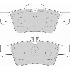 FD7019N NECTO Комплект тормозных колодок, дисковый тормоз